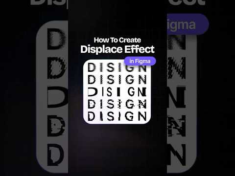 How to create Displace effect in Figma #figma #figmaplugins #figmatutorial