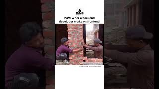 backend developer | programmers life | #programmerlife #programmers #programmerslife #memes #shorts