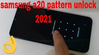 samsung a20 pattern unlock