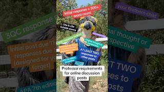 Online Discussion Post Struggles #onlineclasses #onlinelearning #onlineschool #studenthumor