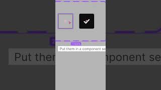 Easy way to create an interactive CHECK BOX on Figma #figma #figmadesign #tutorial #checkbox