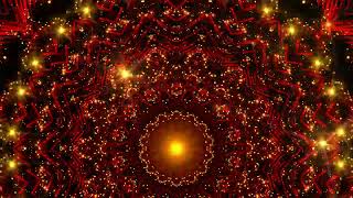 LED Golden VFX Motion Background | VJ Loops | Mandala #vjloops #mandala #motion #video #effects #dj