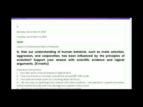 PSY610 || GDB accurate Solution idea || Fall 2023