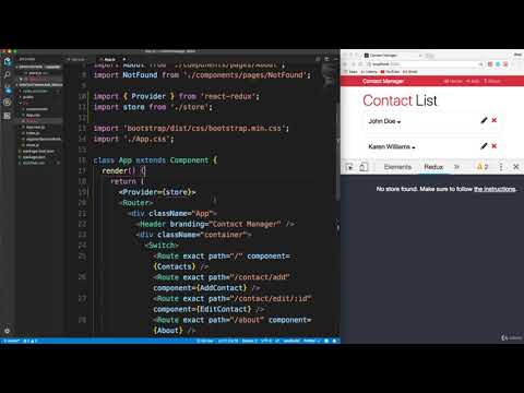 3  Redux Store Setup & Contact Reducer
