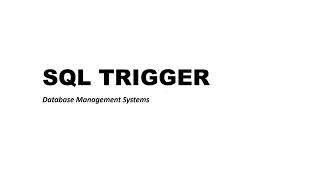 SQL Trigger