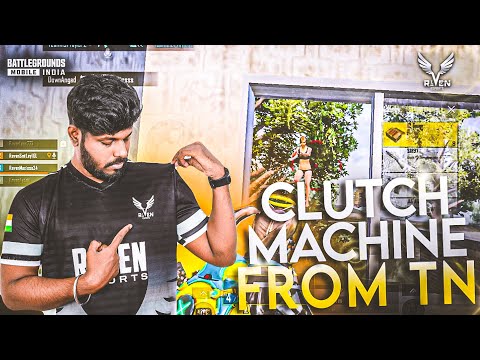 Clutch Machine from TN?☠️BGMI Competitive Highlights❤️ IGL POV #ravensmileyigl