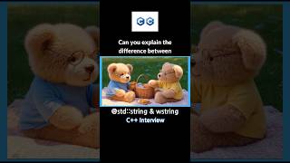 C++ std::string vs std::wstring | C++ Interview #ai #cpp #unicode #programming #softwaredevelopment