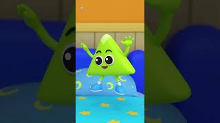 Five Little Shapes Educational Video for Kids #shorts #trending #song #music #learning