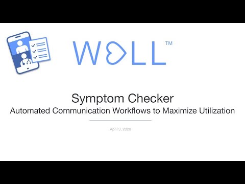COVID-19 Symptom Checker: Automated Communication Workflows to Maximize Utilization