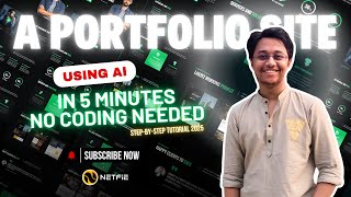 Create a Stunning Portfolio Website Using AI in 5 Minutes — No Coding Needed!
