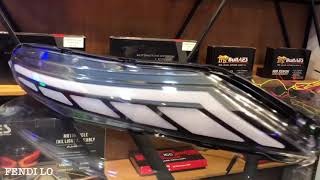 lampu DRL mitsubishi Xpander LED bar sein running