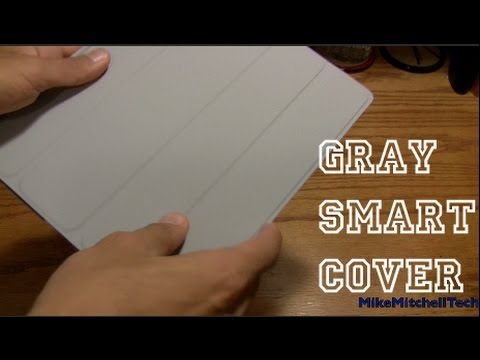 Gray Smart Cover & Back Cover For iPad 2 & 3