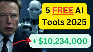 5 BEST FREE AI Tools 2025 (These Should Be ILLEGAL! 🚨)