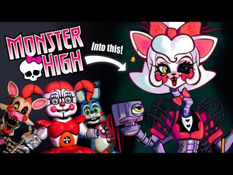Redesigning FNAF characters into Monster High dolls!