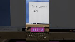 Ms word trick for date and time #computer #tricks #shorts #computereducational #youtubeshort