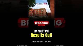 IIM Amritsar Results Out! Did you Convert? Comment Below #iim #iimamritsar #shorts