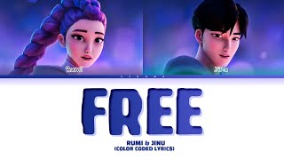 RUMI & JINU 'Free' Lyrics (RUMI & JINU Free 가사) Color Coded Lyrics