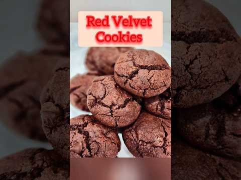Easy Red Velvet Cookies #yummy #trending #chef #recipe #quick #bake #fyp #viral #shorts #cooking