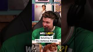Saluting in The Defence Forces #military #army #defenceforces #navy #aircorp #armedforces #shorts