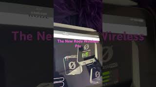 The New Rode 32 bit Wireless Pro. #workfaster #worksmarter