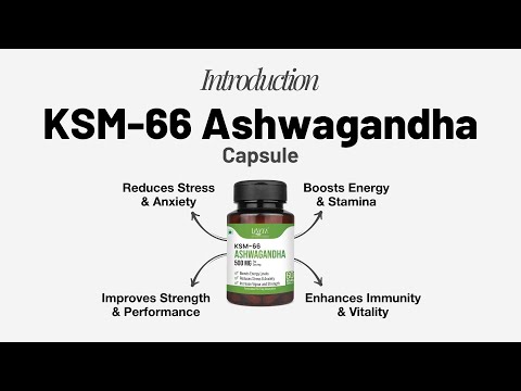 Lavaya - KSM-66 Ashwagandha Capsules | Boost Energy, Reduce Stress & Improve Vitality