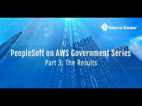 PeopleSoft on AWS Part 3 - Public Sector