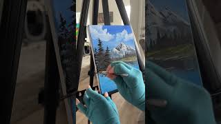 Relaxing Bob Ross Painting #peaceful #painting #bobross
