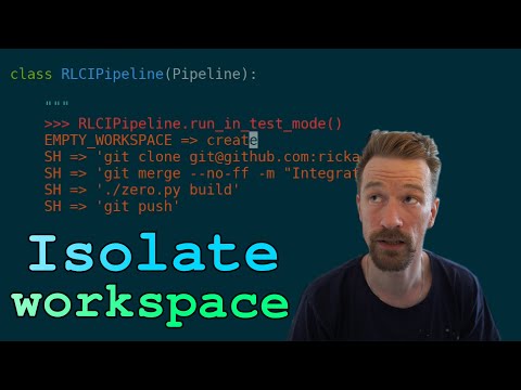 Making RLCI pipelines run in isolation.