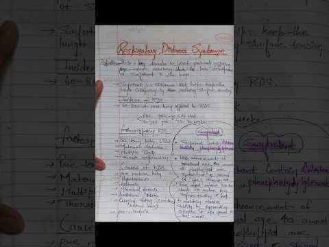 Respiratory distress syndrome #rds #chn # shorts #medicos #childhealthnursing #bscnursing #medical