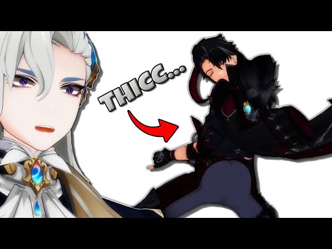 Wriothesley got BIG CAKES (THICC AF) 🍑🍑🍑 - Genshin Impact Wriothesley MMD