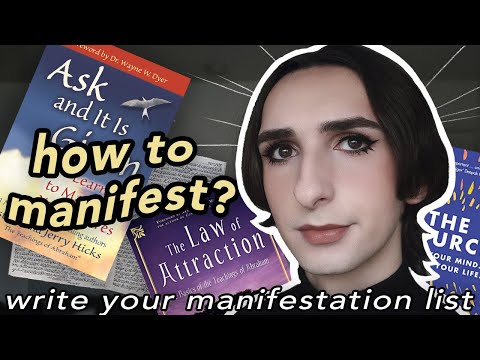 how to manifest anything you want (spoiler: not what you think) 🔮  writing your manifestation list!