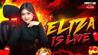 BR RANK PUSH WITH ELIZA!! 🚀🔥  | FREE FIRE LIVE #freefire #shortsfeed  #gyangaming #totalgaming