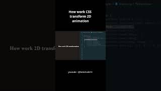 CSS transform animation short shorts #shorts