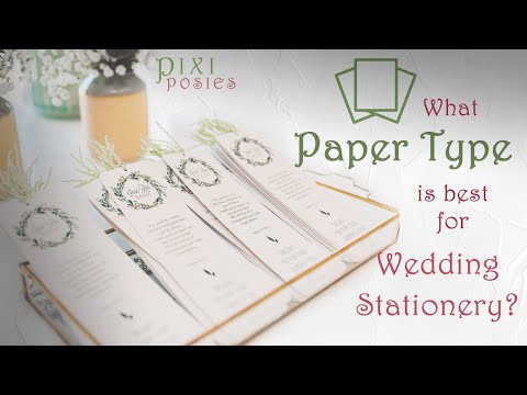 What Type of Paper is Best for Wedding Stationery? Gloss, Matte, or Linen Prints of Love Samples