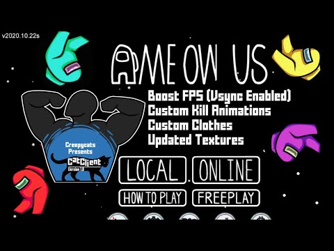 Among Us | CatClient V1.0 | Better FPS, New Graphics