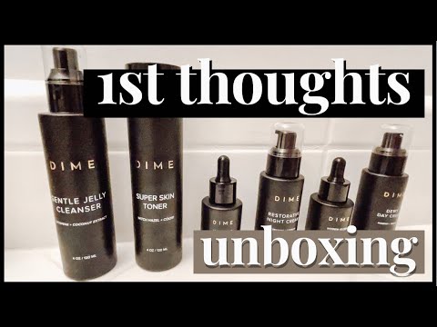 DIME The Works unboxing + first impression (testing out product)