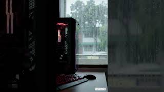 Rain sound ASMR helps you relax while coding at night #rainsounds #rainasmr #asmr