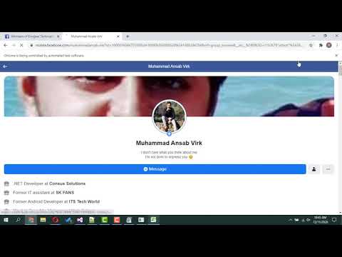 Facebook Group Emails Scraper