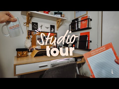 Studio tour : bureau d'une graphiste freelance ✨