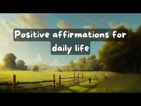 Positive Affirmations For Daily Life - 5 Minutes Meditation