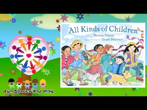 ALL KINDS OF CHILDREN 🌎 DIVERSE CULTURE story book for kids MULTICULTURAL follow along reading book