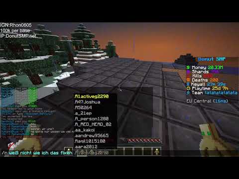 Minecraft DonutSMP LIVE! Raiting Bases