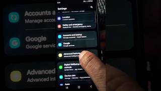 How to use one handed mode in Samsung galaxy phones #shorts #shortsfeed #Samsung