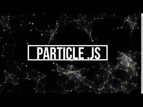 Particle.js  example