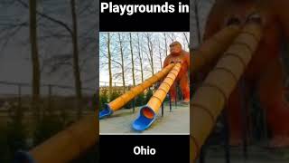 Normal playground in Ohio #cool #coolstuff #stuff #ohio #ohiomeme #funny #meme #fun #viral #shorts