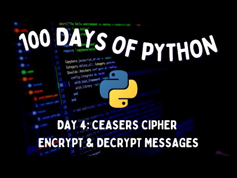 100 Days of Python - Day 4: Ceaser's Cipher