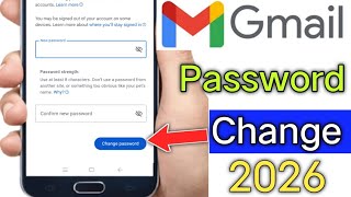 Gmail Account Password Change 2026 | How to Change Gmail Password | Gmail Ka Password Kaise Change