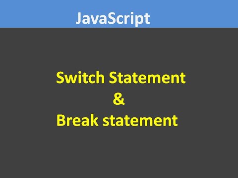 Core JavaScript Tutorial-26 || Switch Statement  In JavaScript(Hindi || Urdu || break statement
