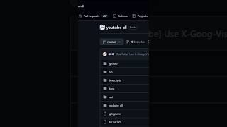 YouTube-DL | GitHub Highlights #coding #youtube #github #reaction