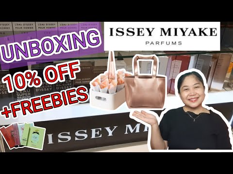 UNBOXING ISSEY MIYAKE 10% OFF + FREE TOTE BAG + MORE FREEBIES | Wandering Riz